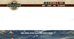 Desktop Screenshot of blackhillsstockshow.com