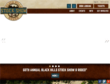 Tablet Screenshot of blackhillsstockshow.com